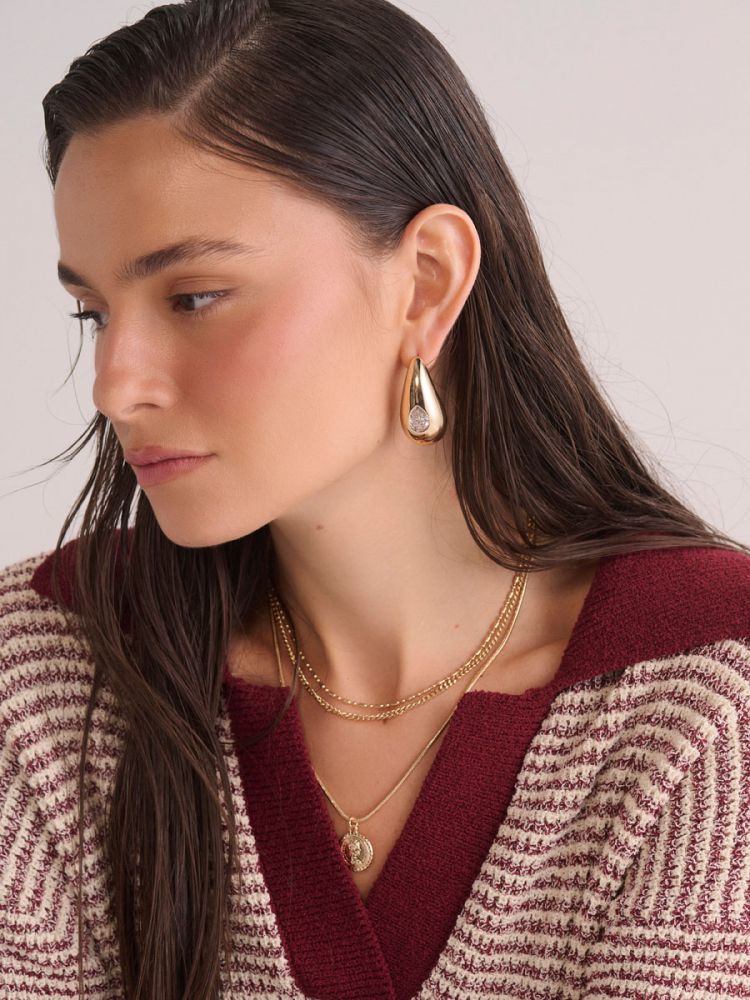 עגילי טיפה ארוכים