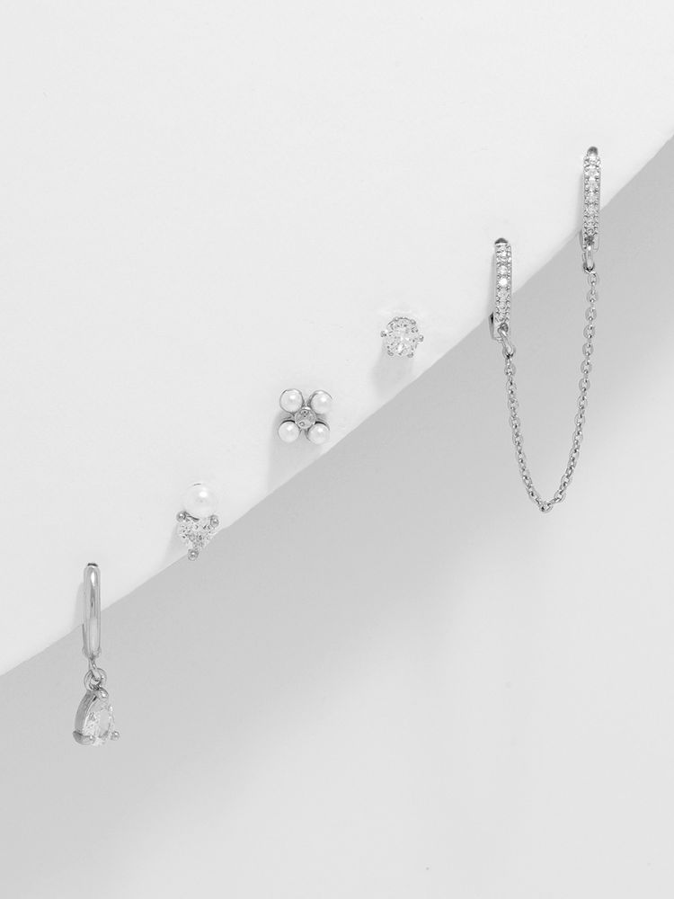 סט 6 עגילים בודדים