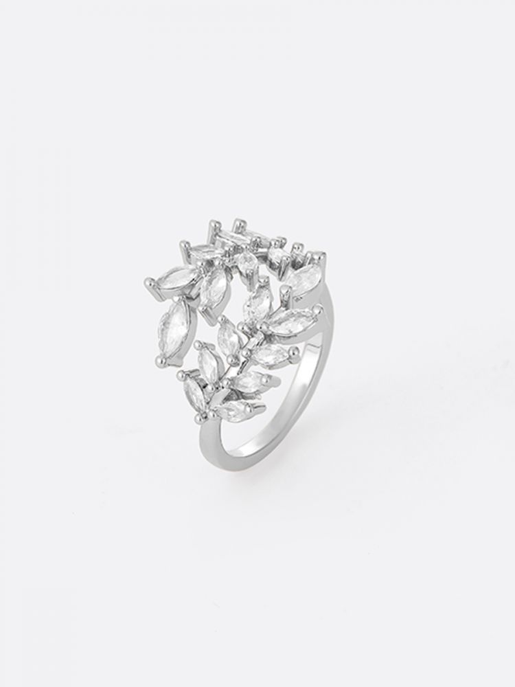 טבעת קריסטלים פתוחה