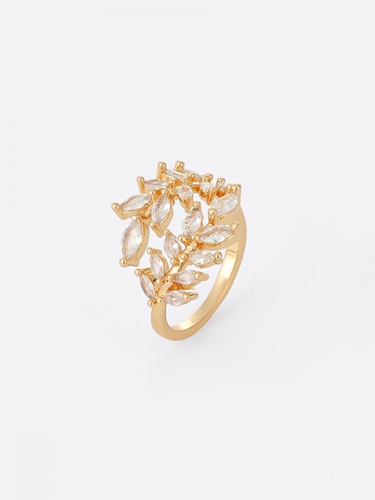 טבעת קריסטלים פתוחה