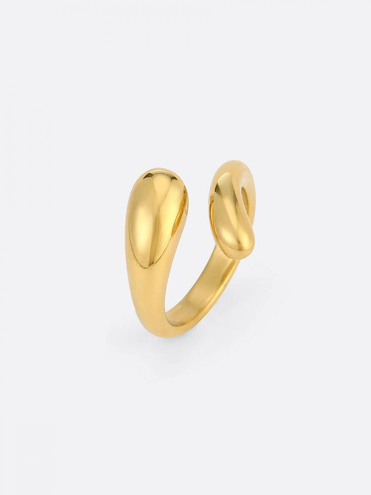 טבעת מעוצבת מפלדת אל-חלד