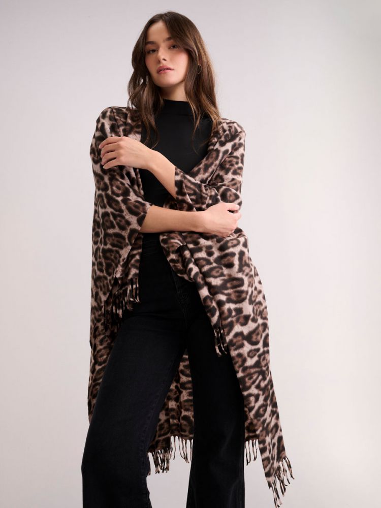 פונצ’ו מנומר קלאסי