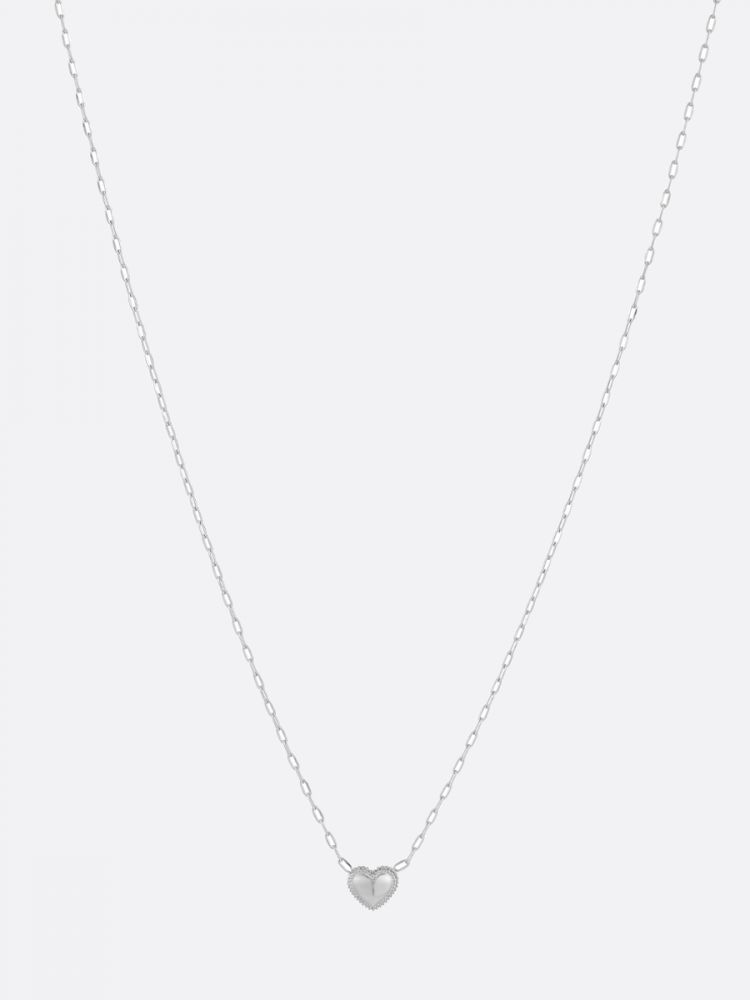 שרשרת תליון לב מפלדת אל-חלד