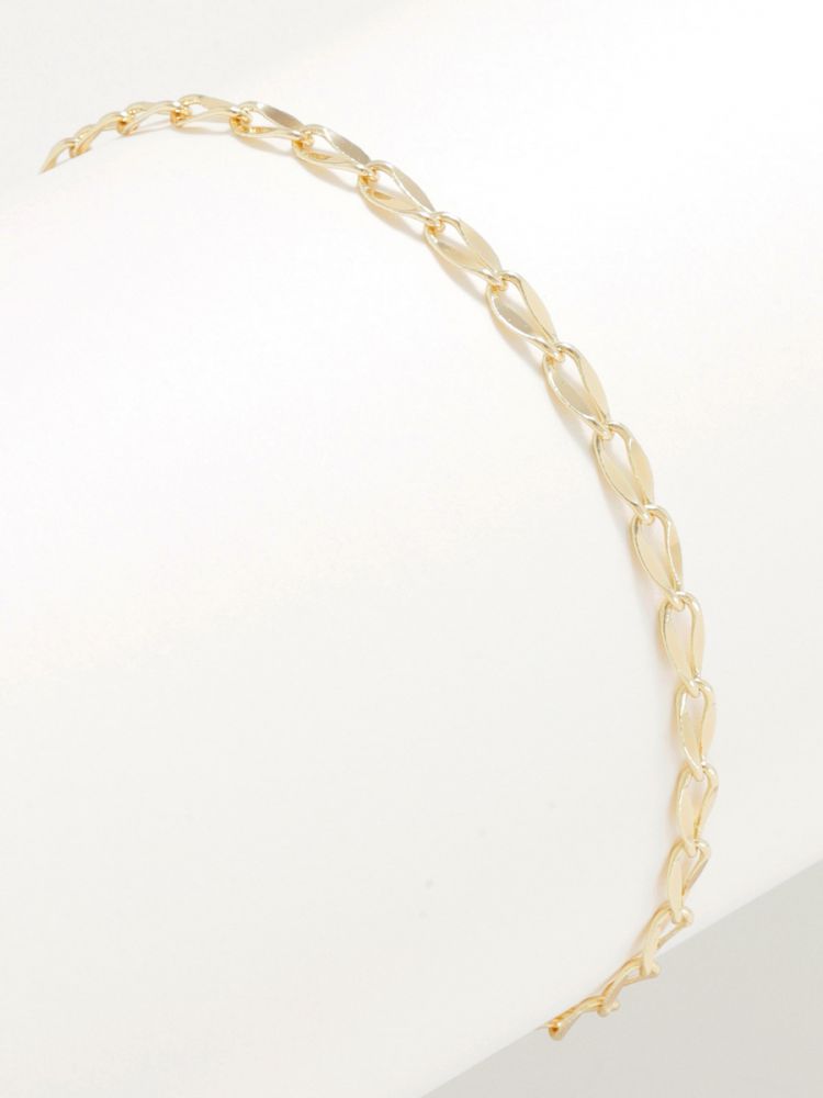 צמיד מסולסל בציפוי זהב 14K