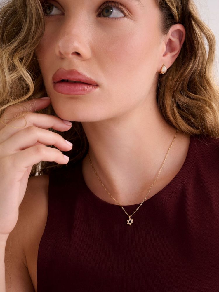 שרשרת מגן דוד בציפוי זהב 14K