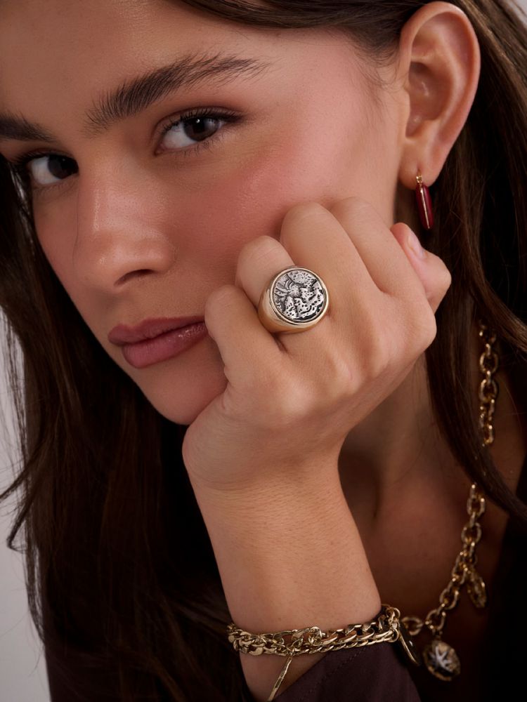 טבעת חותם מעוצבת