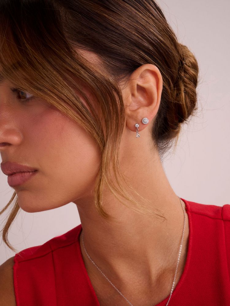 עגילי כסף 925 צמודים