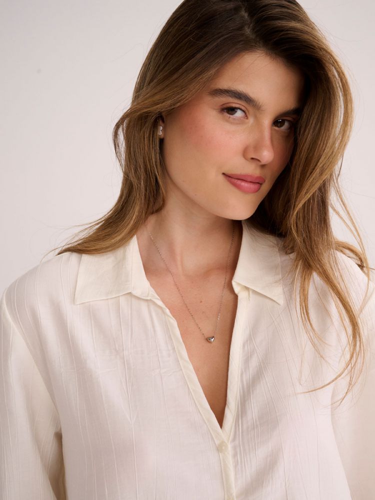 שרשרת עם תליון לב מכסף 925