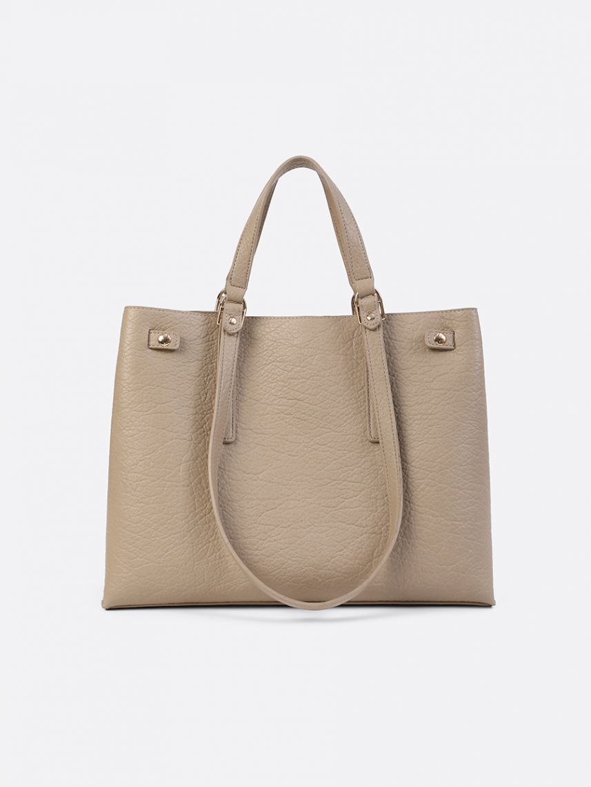 תיק צד עם טקסטורה