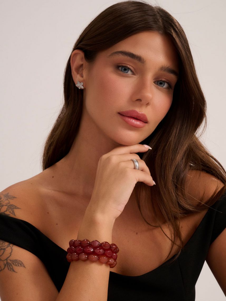 סט 3 צמידי חרוזים