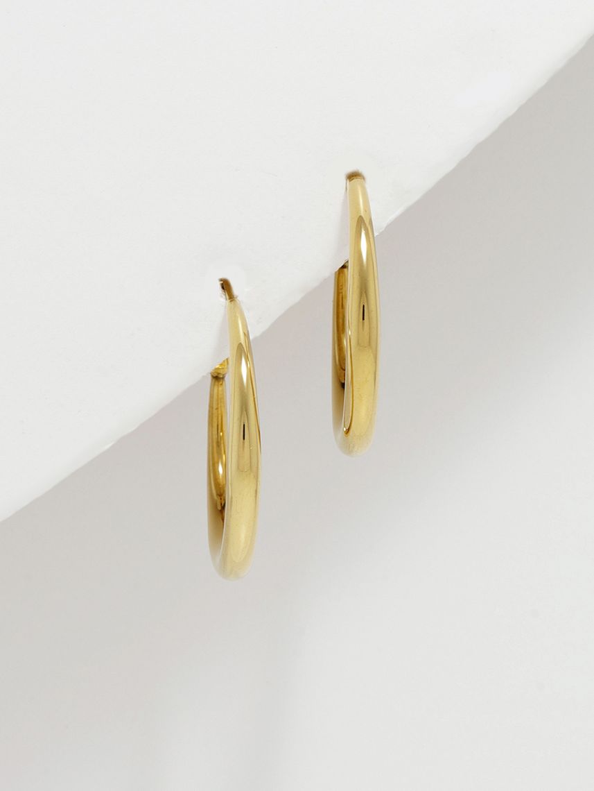 עגילי חישוק מפלדת אל-חלד