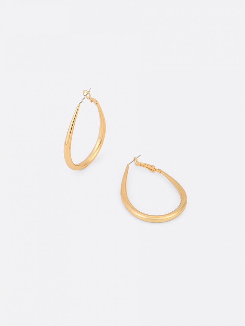 עגילי חישוק טיפה