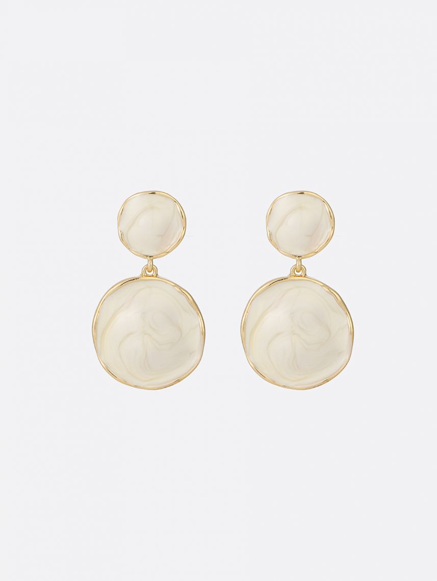 עגילים כפולים ארוכים