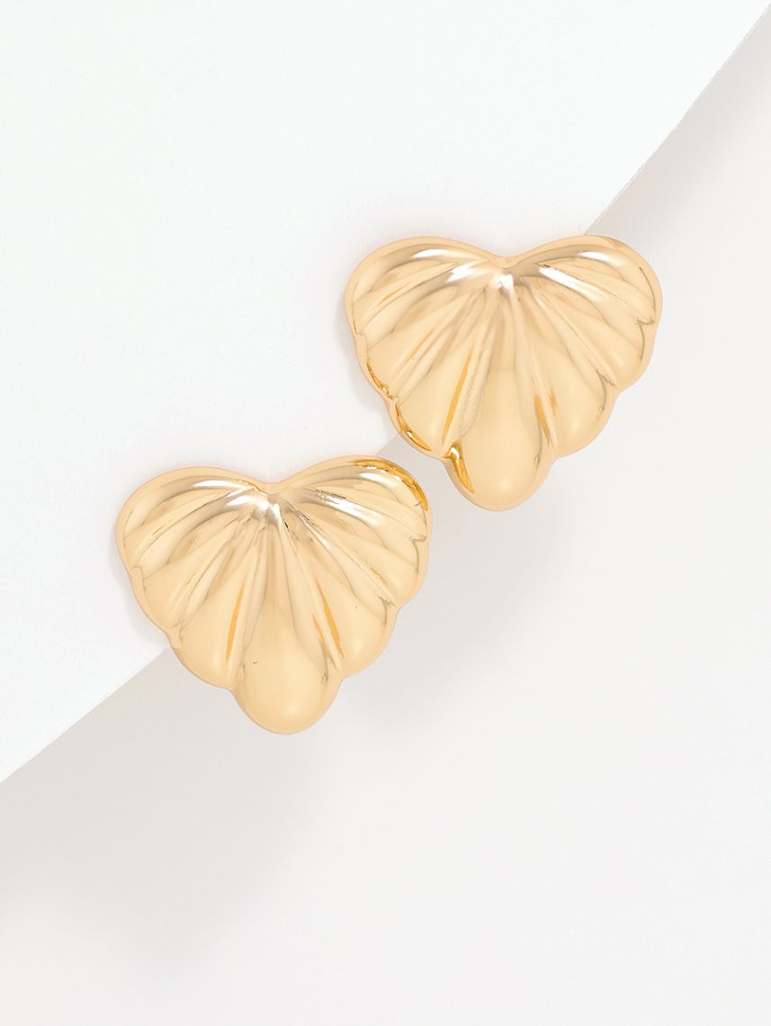 עגילי לב מעוצבים