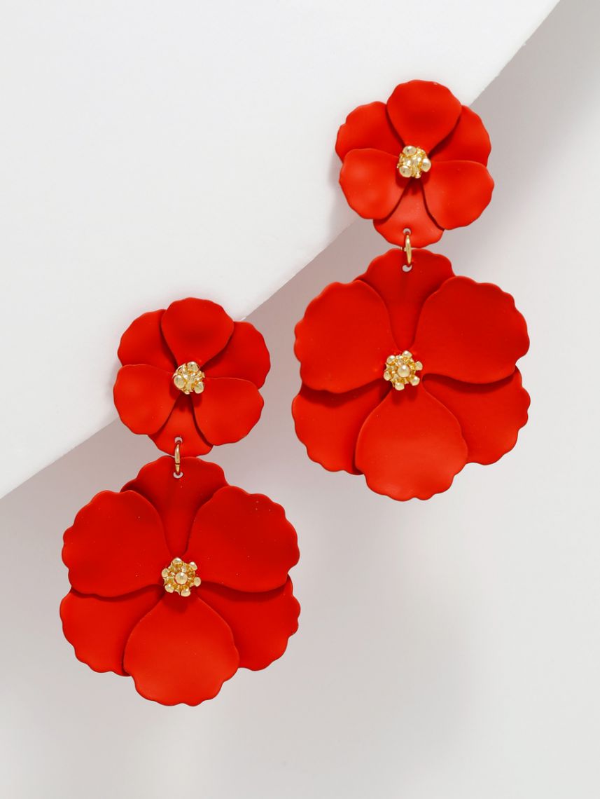 עגילי פרחים