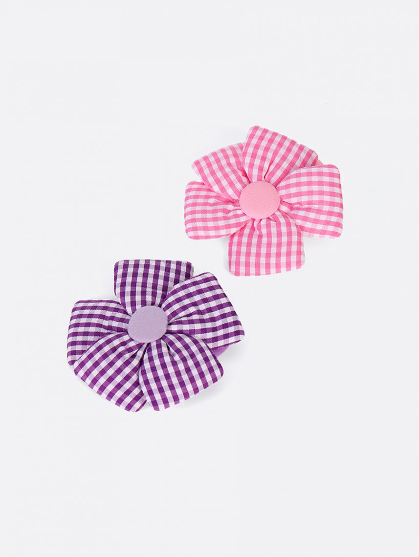 סט זוג גומיות פרחים