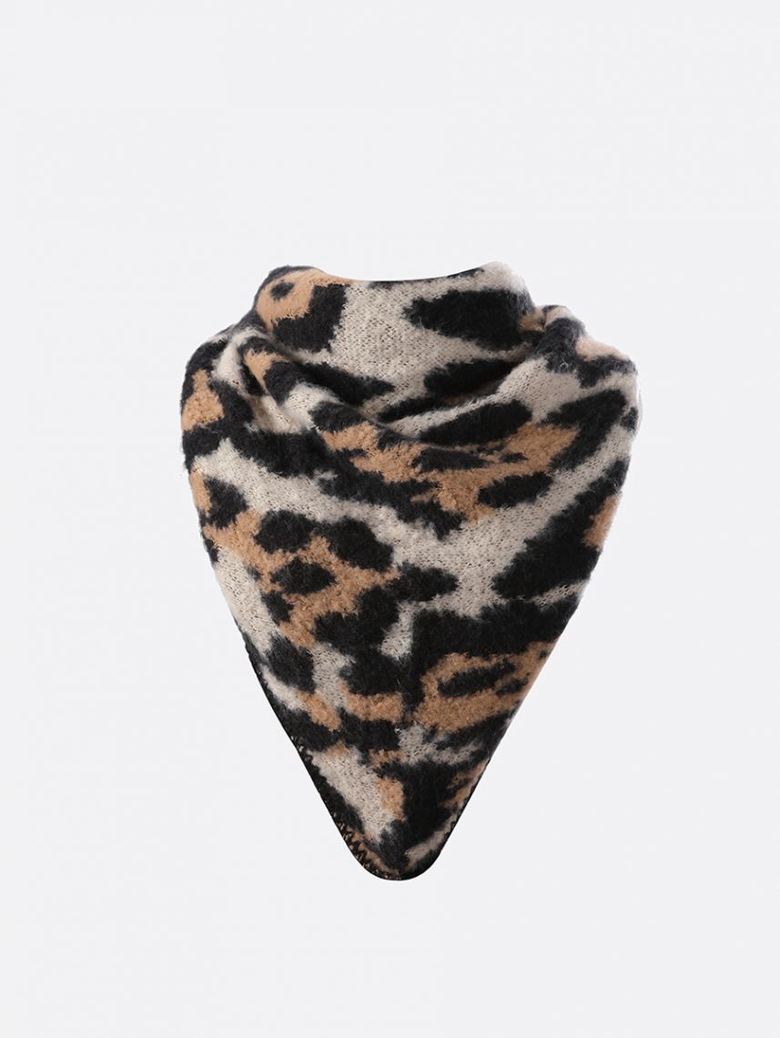 צעיף עם הדפס חיה