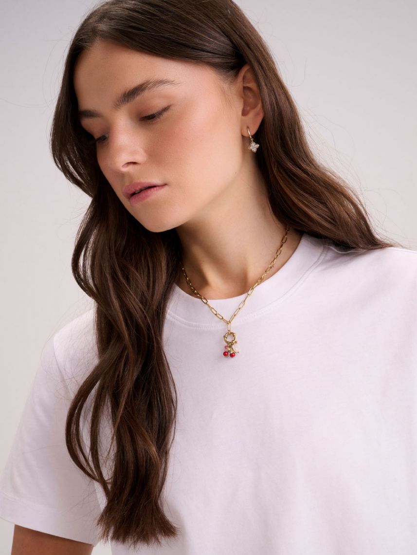 שרשרת צ’ארמים מפלדת אל-חלד