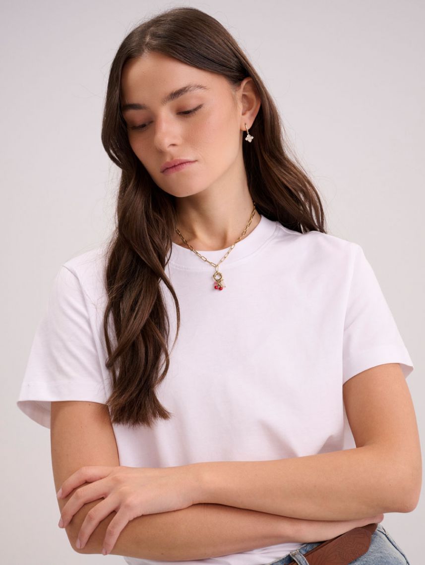 שרשרת צ’ארמים מפלדת אל-חלד