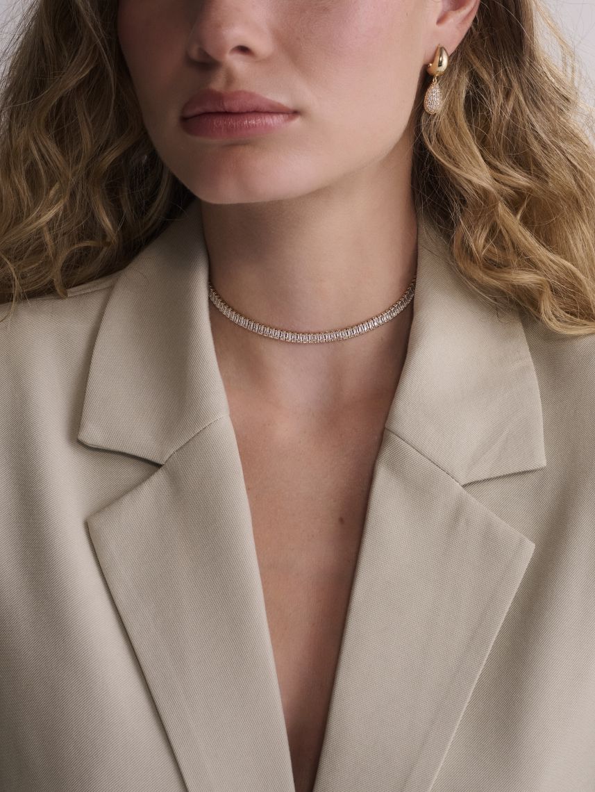 שרשרת צ’וקר טניס