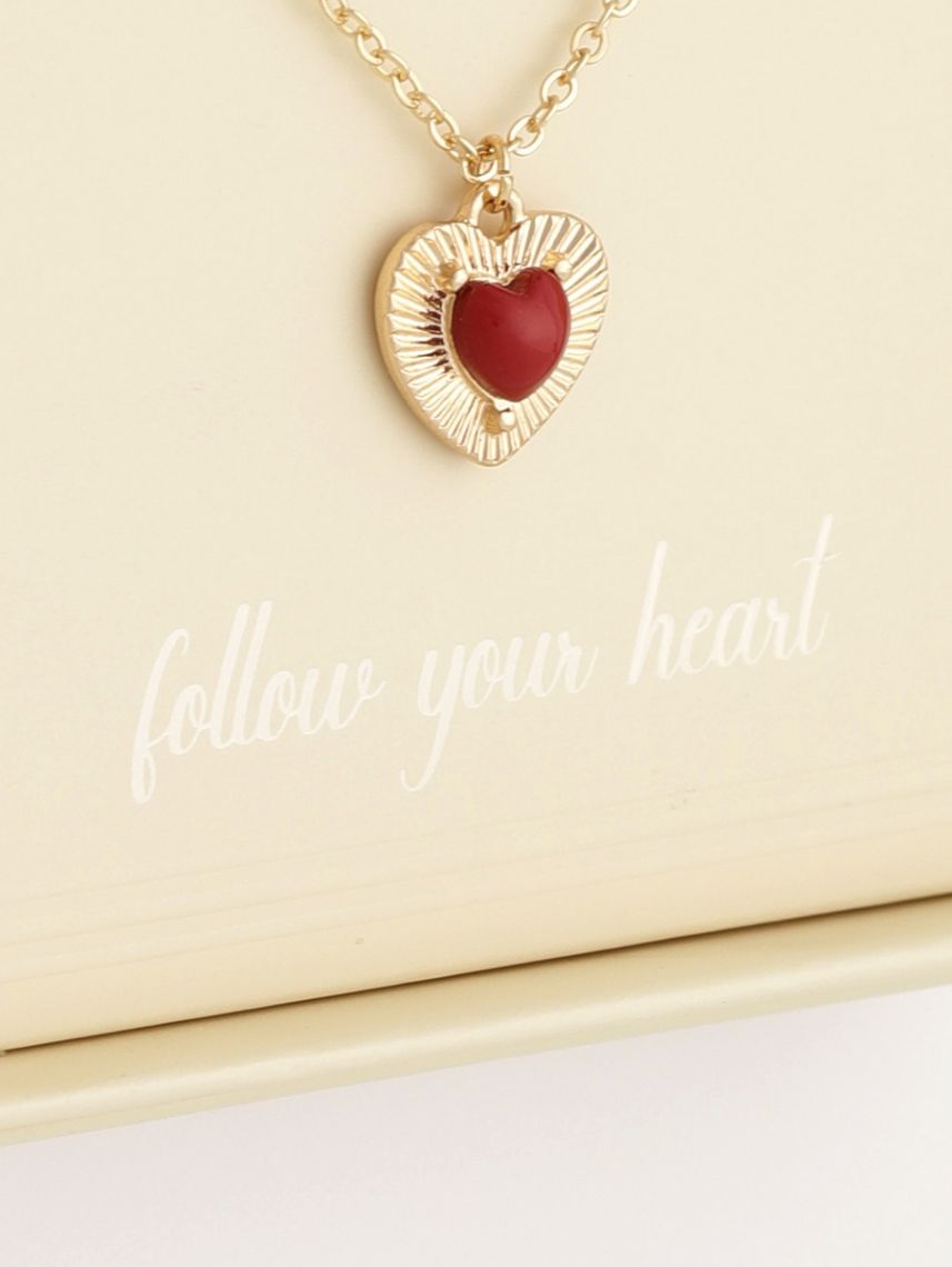 שרשרת עם תליון לב