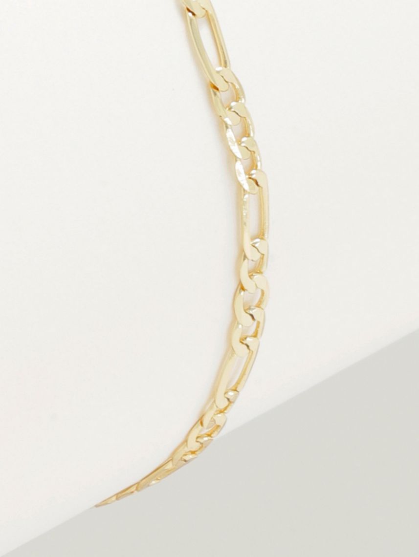 צמיד חוליות בציפוי זהב 14K