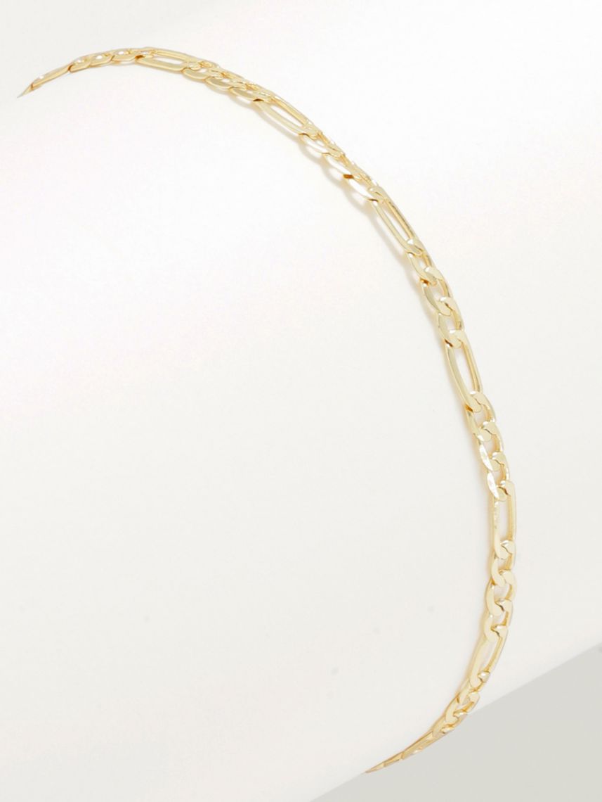 צמיד חוליות בציפוי זהב 14K