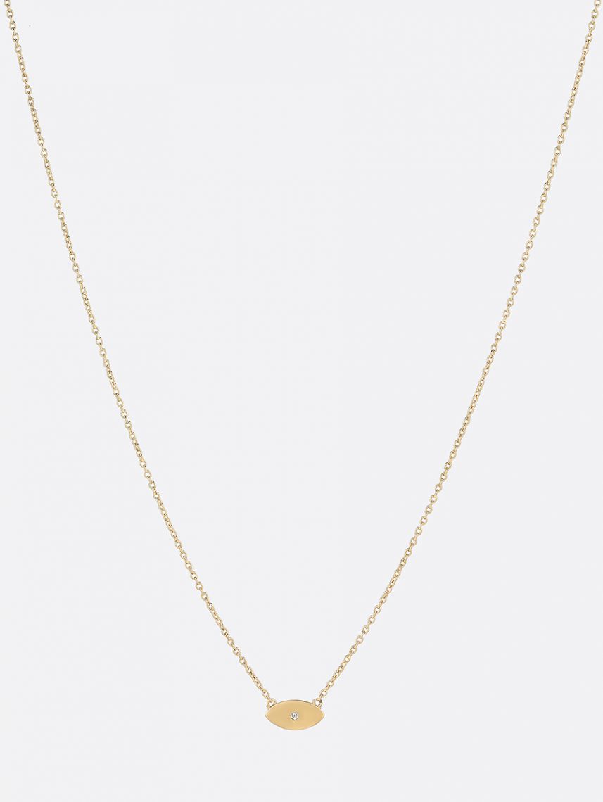 שרשרת צ’וקר בציפוי זהב 14K