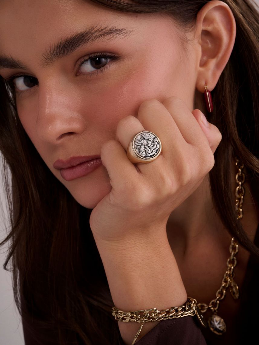 טבעת חותם מעוצבת