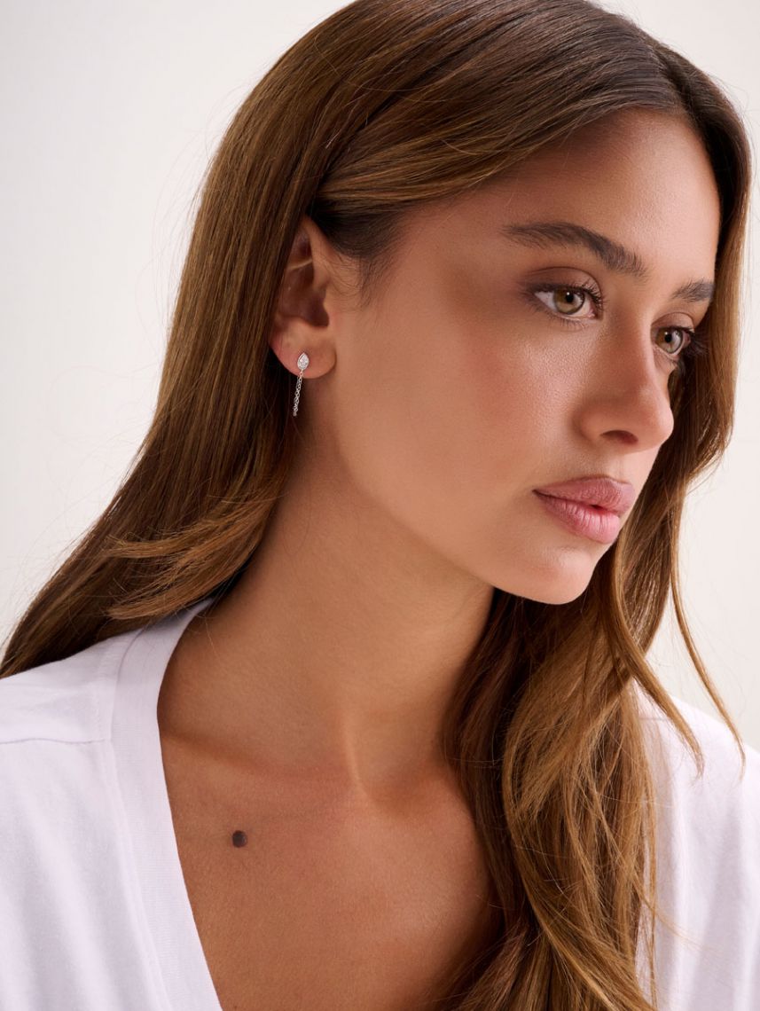 עגילי כסף 925 ארוכים