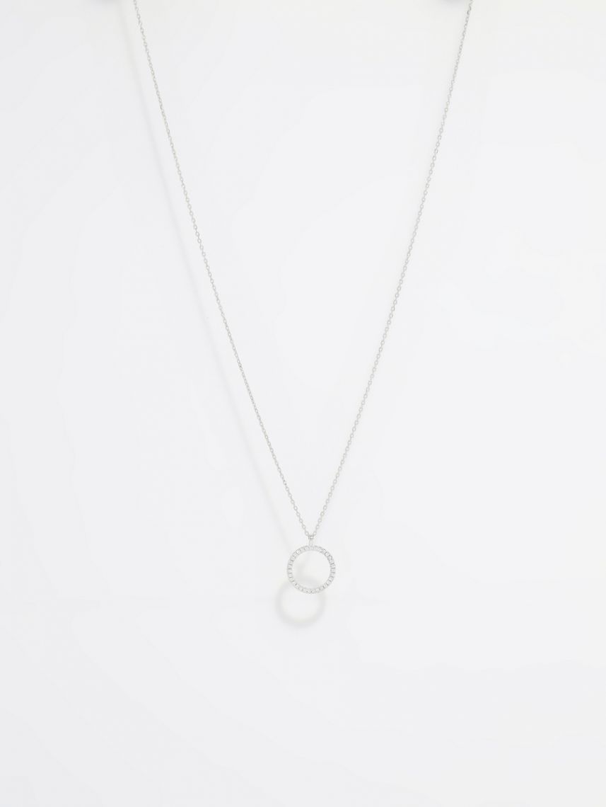 שרשרת עיגול כסף 925