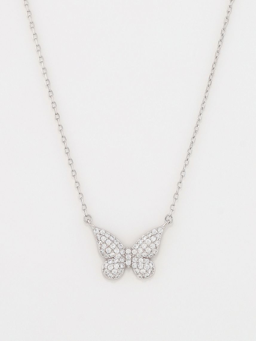 שרשרת עם תליון פרפר מכסף 925