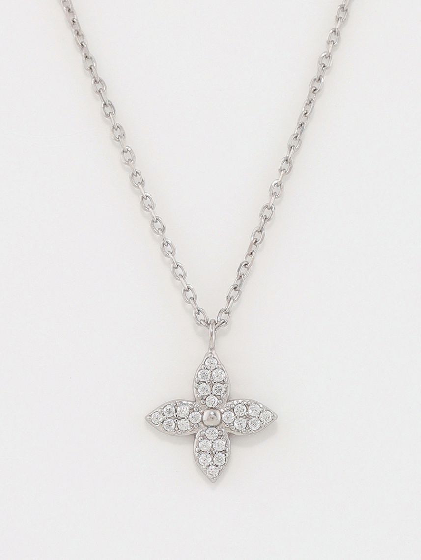 שרשרת עם תליון פרח מכסף 925