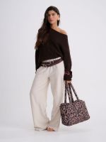 תיק פופי מנומר