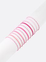 סט צמידי בנגל ורודים