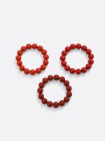 סט 3 צמידי חרוזים