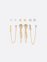 סט 6 זוגות עגילים