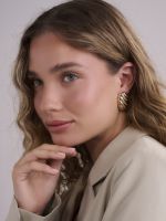 עגילי קליפס מעוצבים