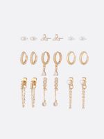 סט 9 זוגות עגילים