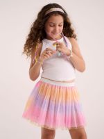 סט חצאית טוטו וקשת קלועה