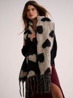 צעיף סריג עבה