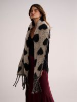 צעיף סריג עבה