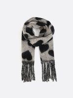 צעיף סריג עבה