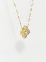 שרשרת תליון פרח מפלדת אל-חלד