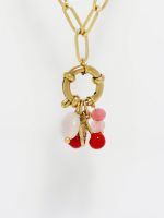 שרשרת צ’ארמים מפלדת אל-חלד