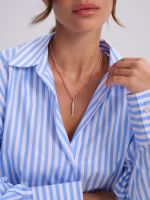 שרשרת חוט עם תליון דג