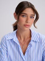 שרשרת חוט עם תליון דג