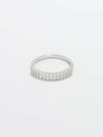 טבעת כסף 925 משובצת