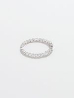 טבעת כסף 925 משובצת