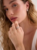 טבעת כסף 925 כפולה